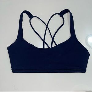 Lululemon navy blue Free To Be bra